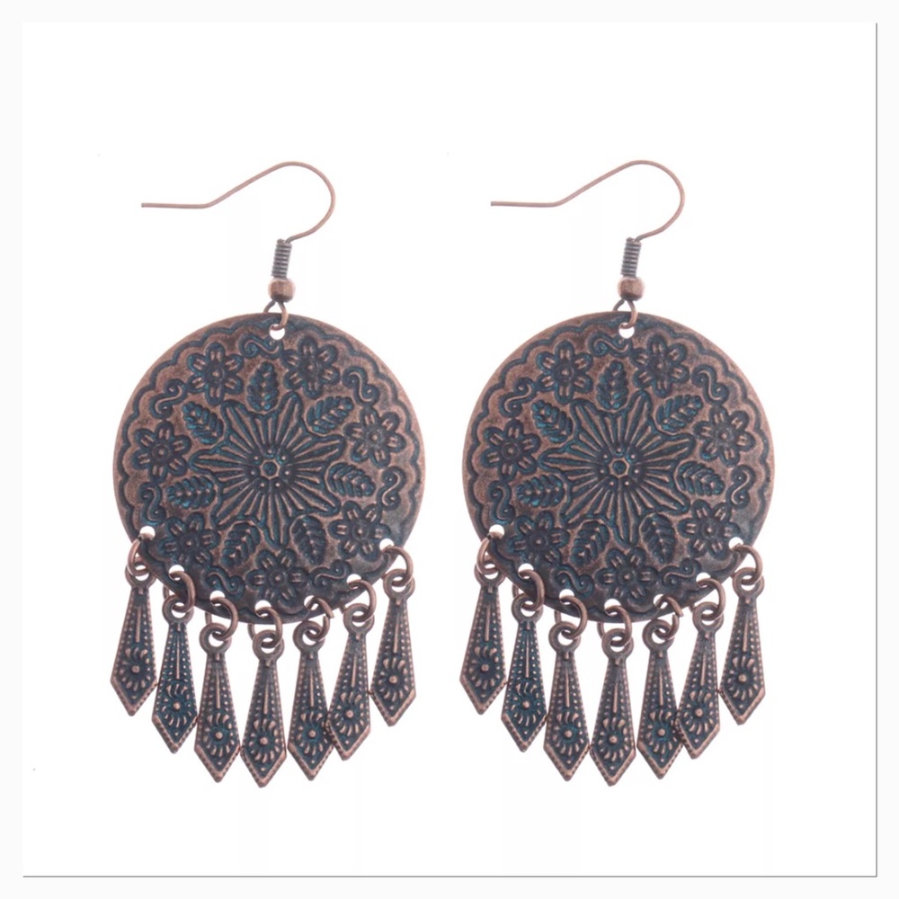 Vintage Bohemian dangle earrings